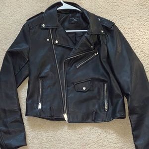 FAUX LEATHER JACKET GREAT QUALITY